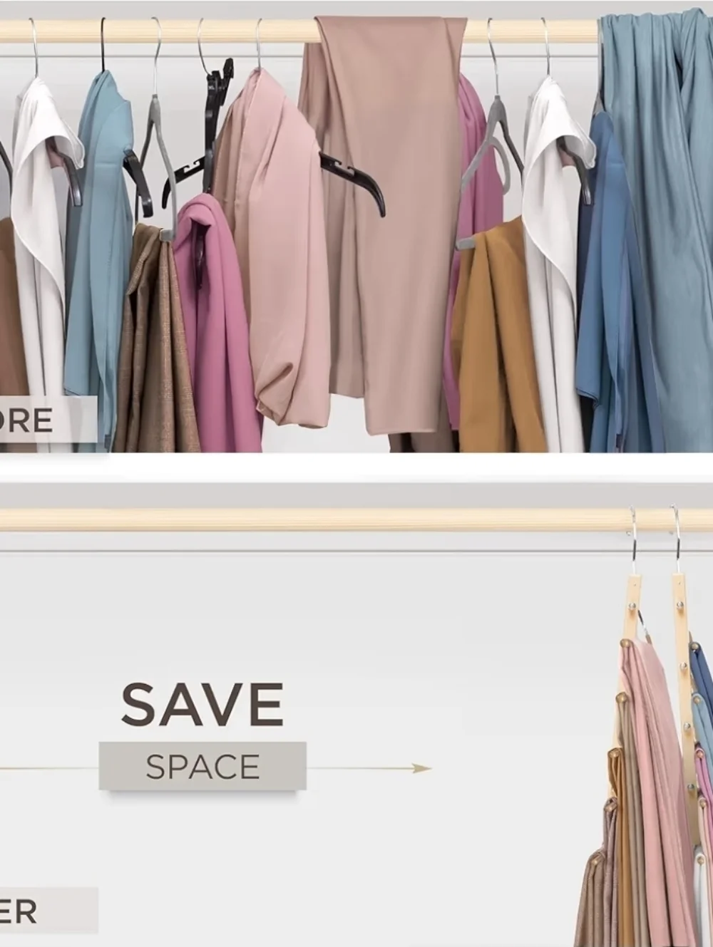moralve pants hangers